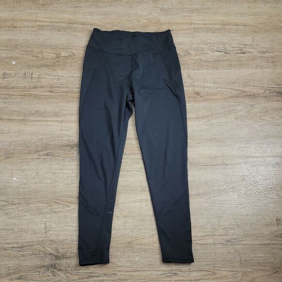 Climate Rights Athletic Legging Pants ~ Sz S ~ Black ~ 28" Inseam ~ Key Pocket - Picture 2 of 7